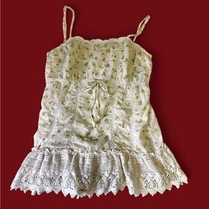 Vintage Ralph Lauren Knit Cami Floral top